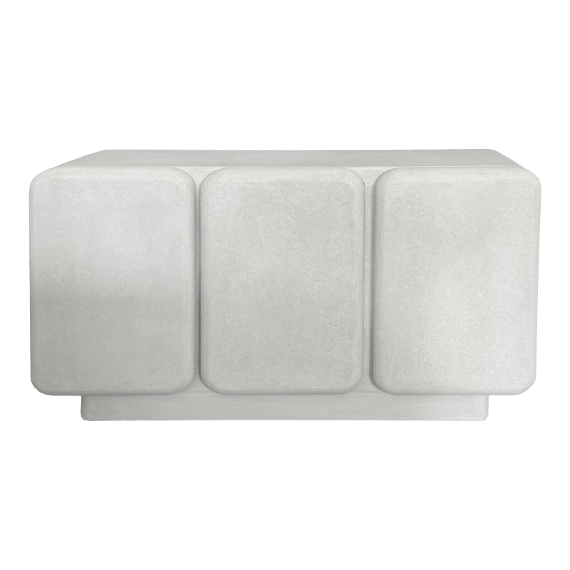 Bufe Kooldio pakoworld mdf i bardhë 120x37.5x69cm