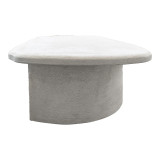 Tavolinë kafeje Verven pakoworld mdf e bardhë 120x60x32cm