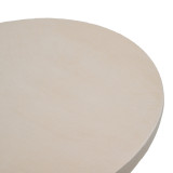 Tavolinë kafeje Mikawa pakoworld MGO krem D70x34cm