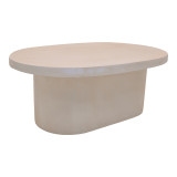 Tavolinë kafeje Vooge pakoworld MGO krem 100x64x39cm