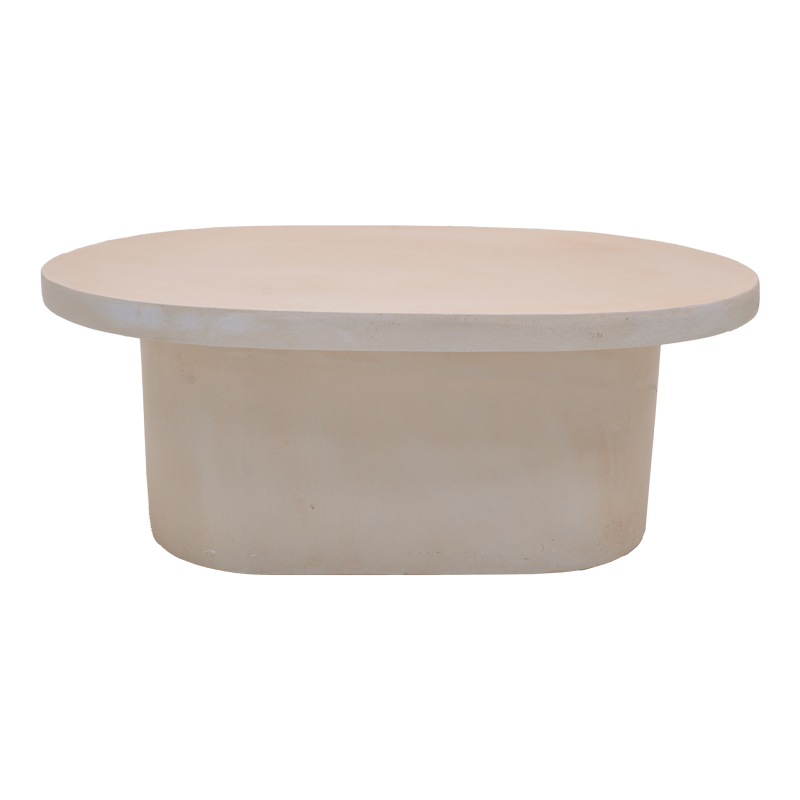 Tavolinë kafeje Vooge pakoworld MGO krem 100x64x39cm