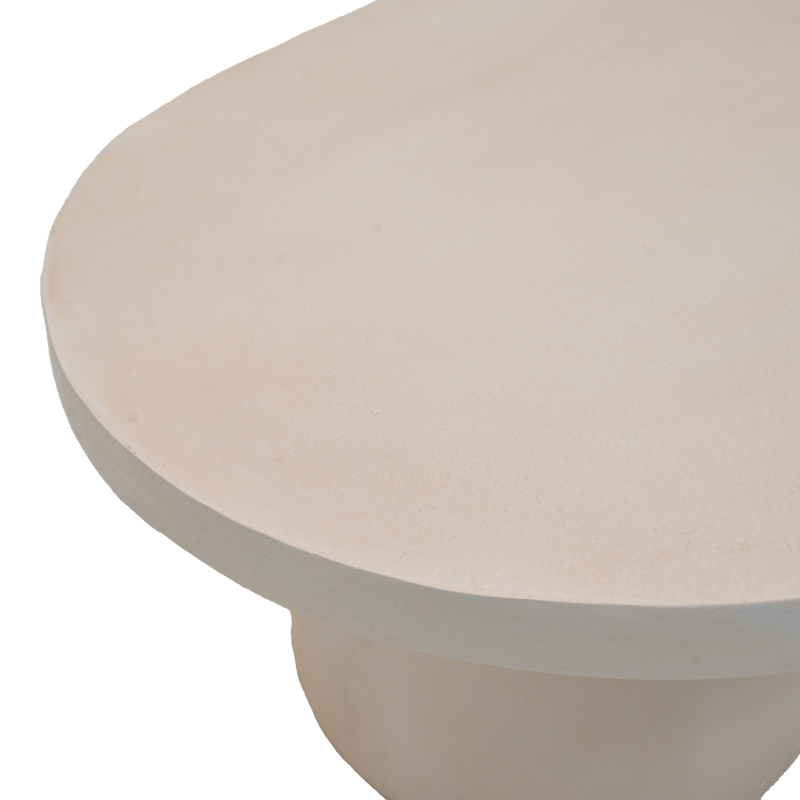 Tavolinë kafeje Vooge pakoworld MGO krem 100x64x39cm