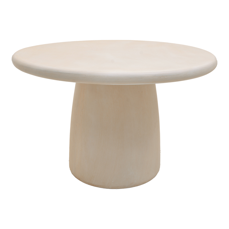 Tavolinë Cocedo pakoworld MGO krem D120x76cm