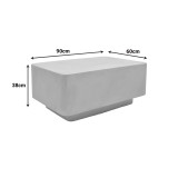 Tavolinë kafeje Nerde pakoworld MGO krem 90x60x38cm