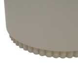 Tavolinë kafeje Tierra pakoworld gri e lehtë MGO D75x37cm
