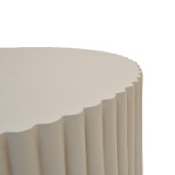 Tavolinë kafeje Binero pakoworld MGO gri e lehtë D106x45cm
