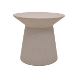 Tavolinë kafeje Peble pakoworld MGO kapuçino D55x50cm