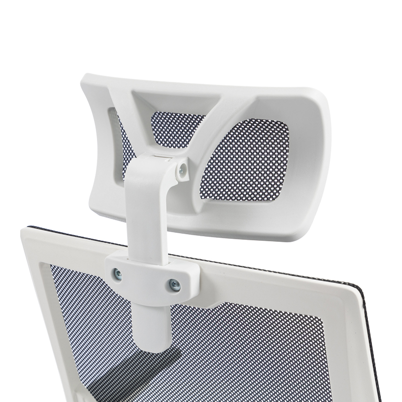 Karrige zyre Plymot pakoworld e bardhë-rrjetë e zezë 48x58x112-122cm