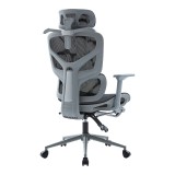 Karrige zyre ekzekutive Vigo pakoworld gri, rrjetë e zezë 52x70x118-124cm