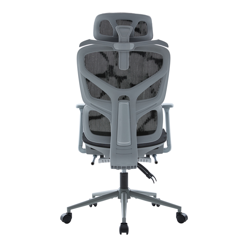 Karrige zyre ekzekutive Vigo pakoworld gri, rrjetë e zezë 52x70x118-124cm