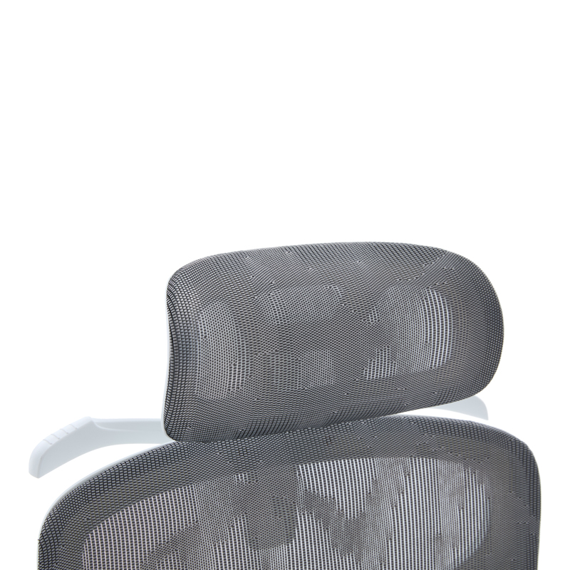 Karrige zyre ekzekutive Vigo pakoworld e bardhë, rrjetë gri 52x70x118-124cm