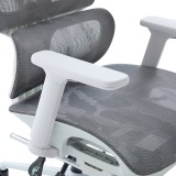 Karrige zyre ekzekutive Vigo pakoworld e bardhë, rrjetë gri 52x70x118-124cm