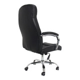 Karrige zyre menaxheri Stoldi pakoworld pu e zezë 62.5x70x113-121cm