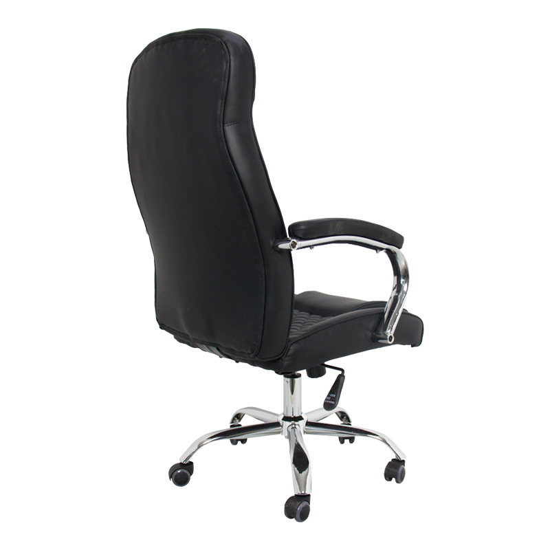 Karrige zyre menaxheri Stoldi pakoworld pu e zezë 62.5x70x113-121cm