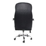 Karrige zyre menaxheri Stoldi pakoworld pu e zezë 62.5x70x113-121cm