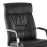 Karrige zyre menaxheri Biani pakoworld pu e zezë 56x70x107-115cm