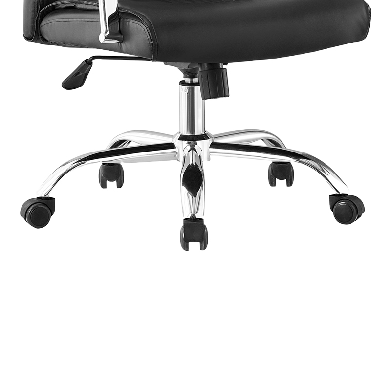 Karrige zyre menaxheri Biani pakoworld pu e zezë 56x70x107-115cm