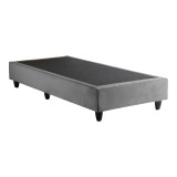 Baza krevati tek Pakda pakoworld kadife antracit 90x200cm