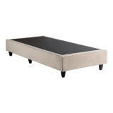 Baza krevati tek Pakda pakoworld kadife krem 90x200cm