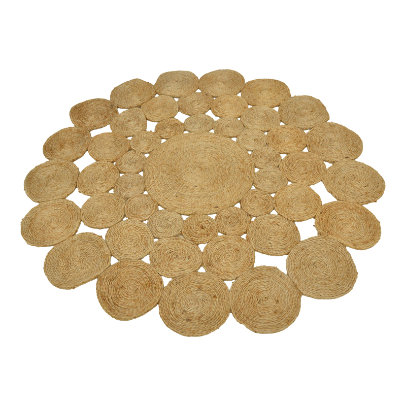 Qilim Lekta pakoworld jute në ngjyrë natyrale D150cm