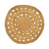 Qilim Venia pakoworld jute në ngjyrë natyrale D120cm