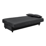 Divan shtrati tre vendesh Romina pakoworld me hapesire magazinimi cope gri 180x75x85cm