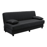 Divan shtrati tre vendesh Romina pakoworld me hapesire magazinimi cope gri 180x75x85cm