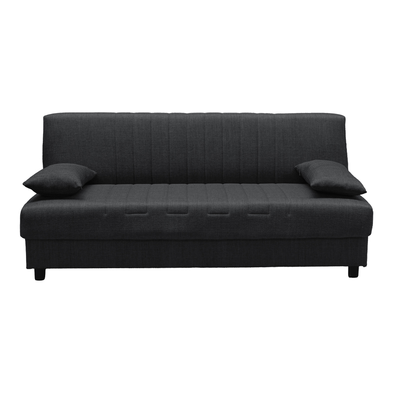 Divan shtrati tre vendesh Romina pakoworld me hapesire magazinimi cope gri 180x75x85cm