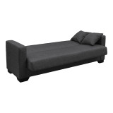 Divan shtrati Vox pakoworld tre vendesh me hapesire magazinimi cope gri 210x84x83cm
