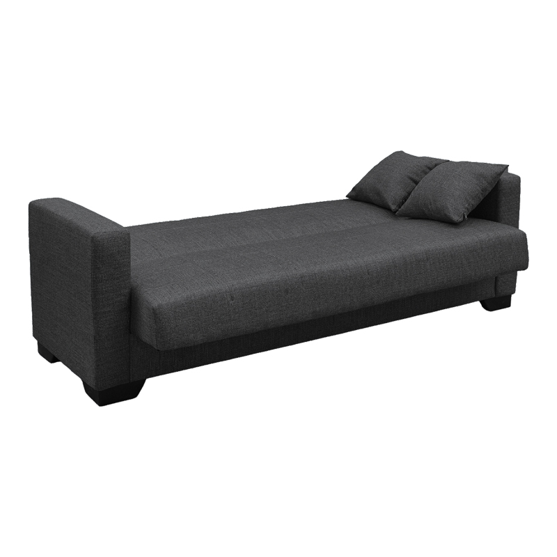 Divan shtrati Vox pakoworld tre vendesh me hapesire magazinimi cope gri 210x84x83cm