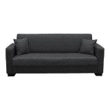 Divan shtrati Vox pakoworld tre vendesh me hapesire magazinimi cope gri 210x84x83cm