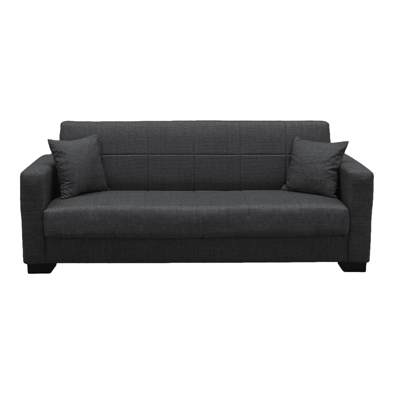 Divan shtrati Vox pakoworld tre vendesh me hapesire magazinimi cope gri 210x84x83cm