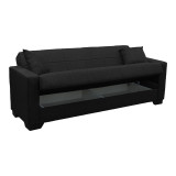 Divan shtrati Vox pakoworld tre vendesh me hapesire magazinimi cope antraçit 210x84x83cm