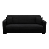 Divan shtrati Vox pakoworld tre vendesh me hapesire magazinimi cope antraçit 210x84x83cm