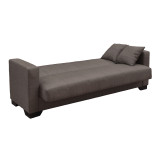 Divan shtrati Vox pakoworld tre vendesh me hapesire magazinimi cope kafe 210x84x83cm