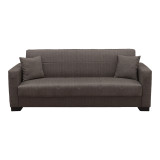Divan shtrati Vox pakoworld tre vendesh me hapesire magazinimi cope kafe 210x84x83cm