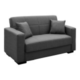 Divan shtrati Vox pakoworld dy vendesh me hapesire magazinimi cope gri 150x84x83cm