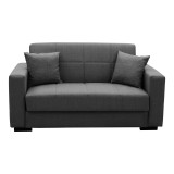 Divan shtrati Vox pakoworld dy vendesh me hapesire magazinimi cope gri 150x84x83cm