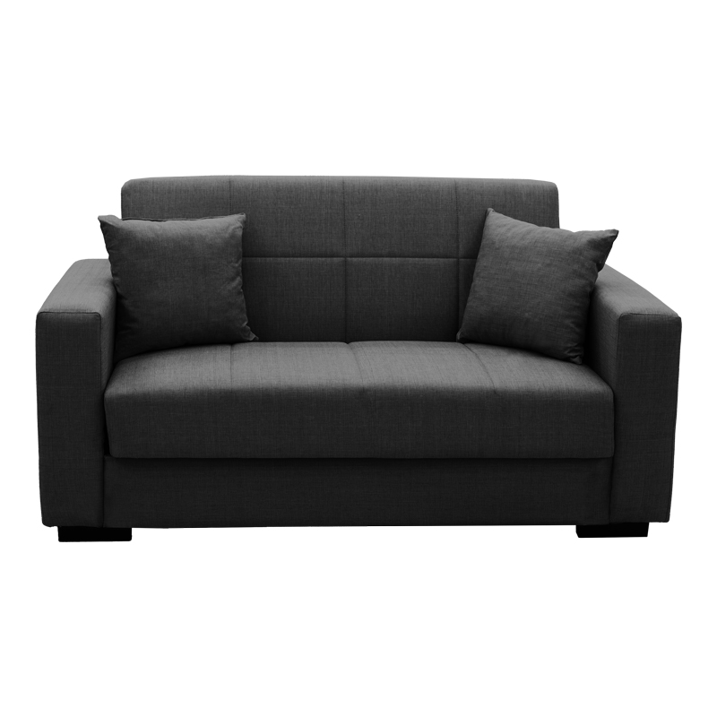 Divan shtrati Vox pakoworld dy vendesh me hapesire magazinimi cope antraçit 150x84x83cm
