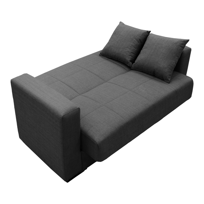 Divan shtrati Vox pakoworld dy vendesh me hapesire magazinimi cope antraçit 150x84x83cm