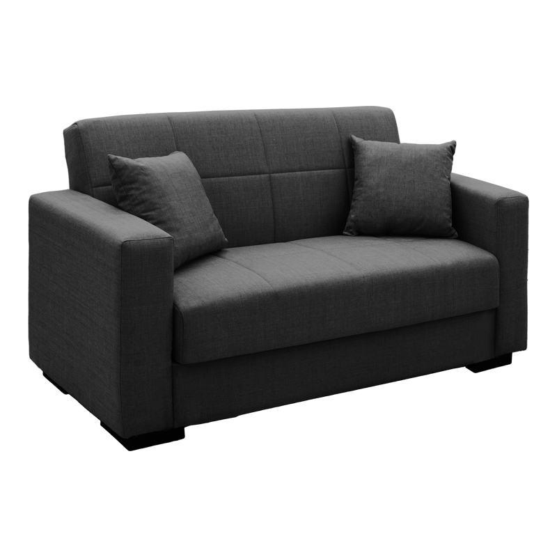 Divan shtrati Vox pakoworld dy vendesh me hapesire magazinimi cope antraçit 150x84x83cm