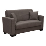 Divan shtrati Vox pakoworld dy vendesh me hapesire magazinimi cope kafe 150x84x83cm