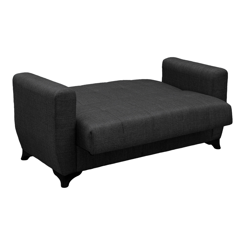 Divan shtrati Modesto pakoworld dy vendesh me hapesire magazinimi cope gri 155x84x83cm
