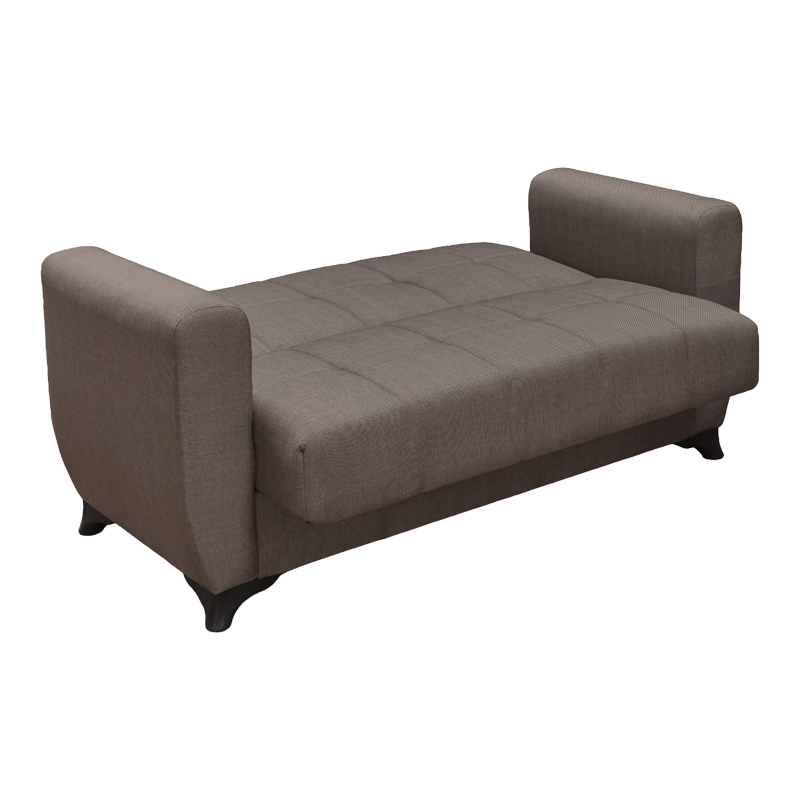 Divan shtrati Modesto pakoworld dy vendesh me hapesire magazinimi cope kafe 155x84x83cm