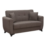 Divan shtrati Modesto pakoworld dy vendesh me hapesire magazinimi cope kafe 155x84x83cm