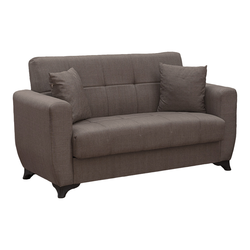 Divan shtrati Modesto pakoworld dy vendesh me hapesire magazinimi cope kafe 155x84x83cm