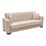 Divan shtrati Vox pakoworld tre vendesh me hapesire magazinimi cope bejzh 210x84x83cm
