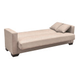 Divan shtrati Vox pakoworld tre vendesh me hapesire magazinimi cope bejzh 210x84x83cm