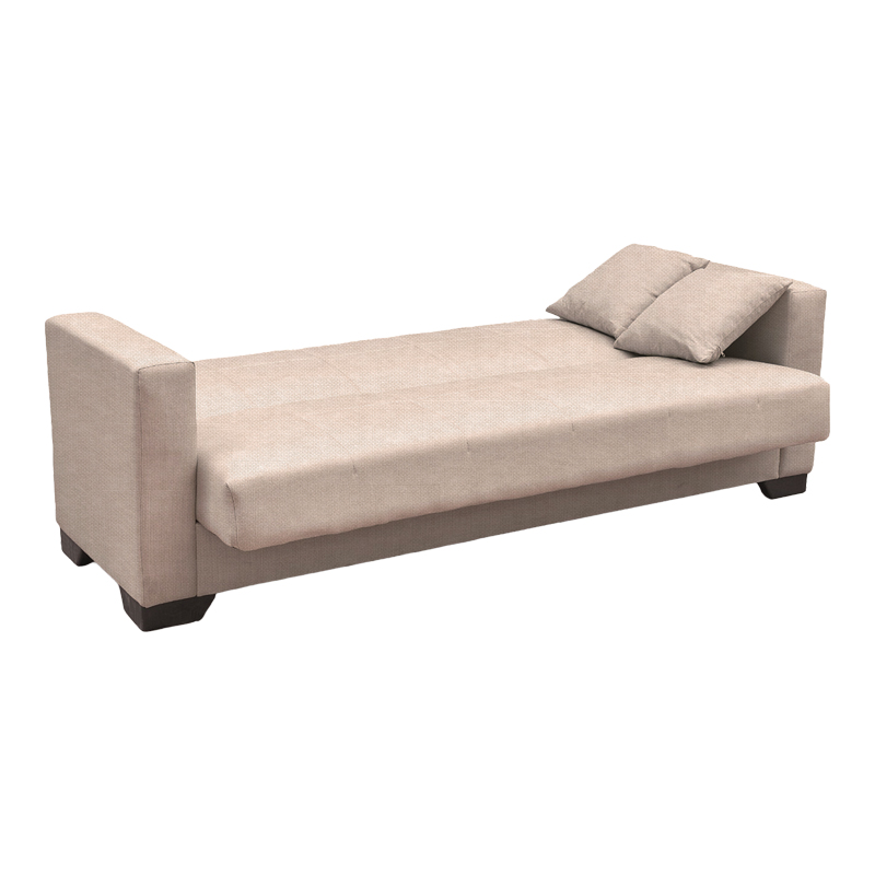 Divan shtrati Vox pakoworld tre vendesh me hapesire magazinimi cope bejzh 210x84x83cm