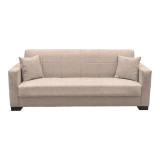 Divan shtrati Vox pakoworld tre vendesh me hapesire magazinimi cope bejzh 210x84x83cm